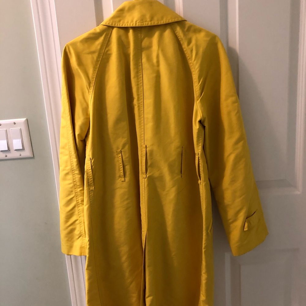 Tory Burch yellow raincoat